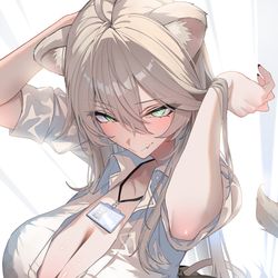 This is a pixiv picture whose title is OLししろん.