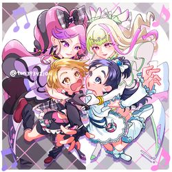 This is a pixiv picture whose title is 🖤Black & White🩶.