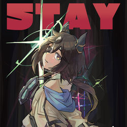 This is a pixiv picture whose title is ステイゴールド.