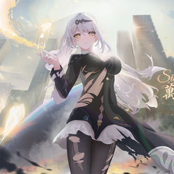 This is a pixiv picture whose title is Sigils Over Chasm|万篆临渊.