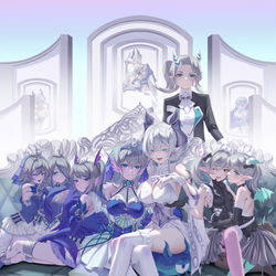 This is a pixiv picture whose title is 城珠全家福 big family！.