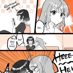 This is a pixiv picture whose title is 【EN】Ticklish.