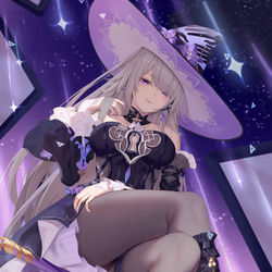 This is a pixiv picture whose title is 崩铁大黑塔.
