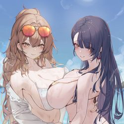 This is a pixiv picture whose title is Lion and Trafalgar.