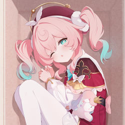 This is a pixiv picture whose title is 风堇.