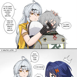 This is a pixiv picture whose title is Booba training....