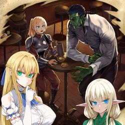 This is a pixiv picture whose title is オーク英雄物語７.