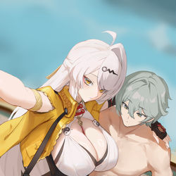 This is a pixiv picture whose title is Yi Xuan&Wise.