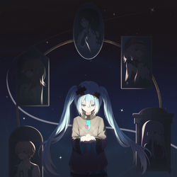 This is a pixiv picture whose title is 初音ミク.