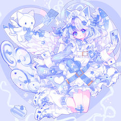 This is a pixiv picture whose title is 💙🩵💉🫧🤍.