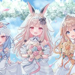 This is a pixiv picture whose title is ジューンブライド🔔.