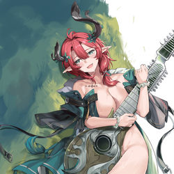 This is a pixiv picture whose title is 夏空.