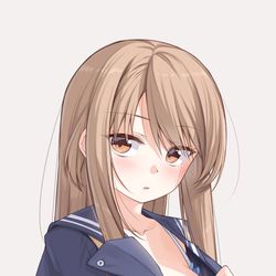 This is a pixiv picture whose title is 「……あっ」.