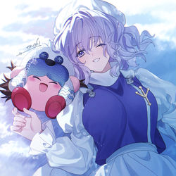 This is a pixiv picture whose title is 桃玉in秋冬.
