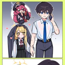 This is a pixiv picture whose title is イブキ❤先生1.
