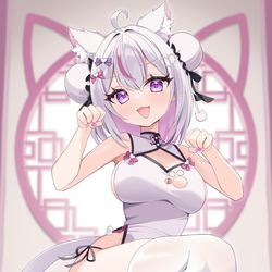 This is a pixiv picture whose title is 【Skeb】猫山みあさん.