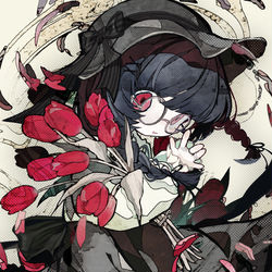 This is a pixiv picture whose title is OC.