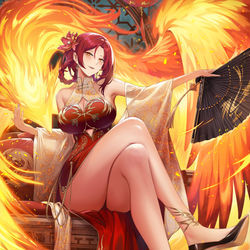 This is a pixiv picture whose title is 【仕事絵】はなび❤️‍🔥.