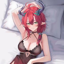 This is a pixiv picture whose title is 夏空.