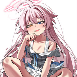 This is a pixiv picture whose title is 조신한 호시노.