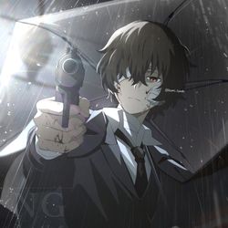 This is a pixiv picture whose title is 雨.