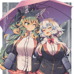 This is a pixiv picture whose title is 「いっしょに帰ろー」.