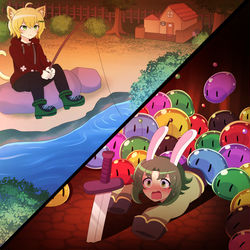 This is a pixiv picture whose title is Stardew Valley Adventures.