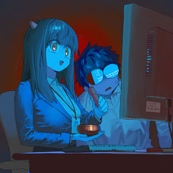 This is a pixiv picture whose title is 瞑想のひととき.