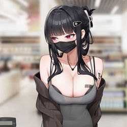 This is a pixiv picture whose title is D妻.
