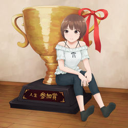 This is a pixiv picture whose title is 人生の参加賞以上にでかい賞をもらったことがない.