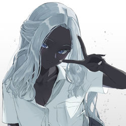 This is a pixiv picture whose title is JK隠者.
