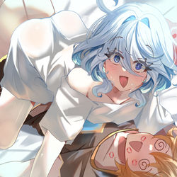 This is a pixiv picture whose title is Caught.