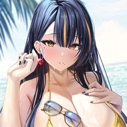 This is a pixiv picture whose title is (やっぱり指揮官はこういうのが好きね…).