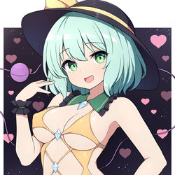 This is a pixiv picture whose title is エッチ衣装こいし.