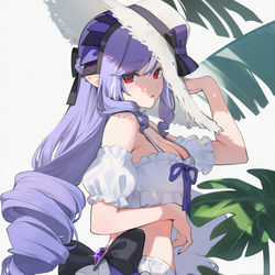 This is a pixiv picture whose title is 夏のビビアン.
