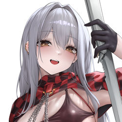 This is a pixiv picture whose title is 紅蓮 x StellarBlade.