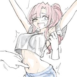 This is a pixiv picture whose title is Lucy.