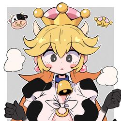 This is a pixiv picture whose title is ウシピーチ.