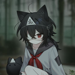 This is a pixiv picture whose title is 霧.