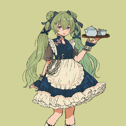 This is a pixiv picture whose title is チャイナメイド服カリン.