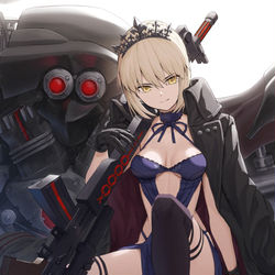 This is a pixiv picture whose title is メイドオルタ.