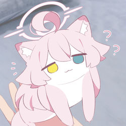 This is a pixiv picture whose title is うへ~ほっぺが伸びるよ~🩷ホシノイタチ !!.