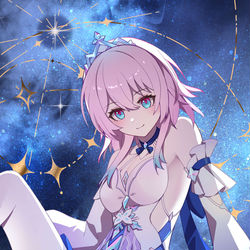 This is a pixiv picture whose title is day76 三月七.