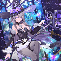 This is a pixiv picture whose title is 【崩壊スターレイル MMD】マダム・ヘルタさん その２.