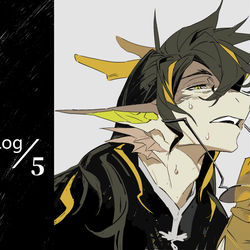 This is a pixiv picture whose title is 鯉博相關log5.