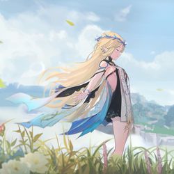 This is a pixiv picture whose title is 自由.