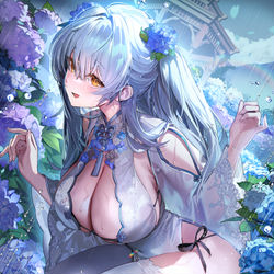 This is a pixiv picture whose title is 「仕事絵」【三国大戦スマッシュ！】甄氏.