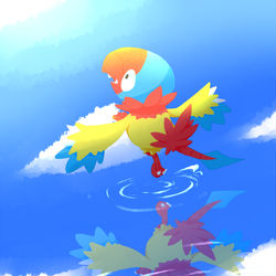 This is a pixiv picture whose title is そらをとぶ.