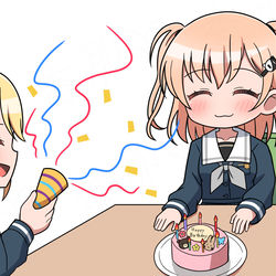 This is a pixiv picture whose title is 七深ちゃん誕生日！.