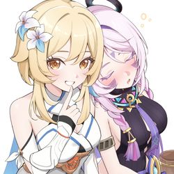 This is a pixiv picture whose title is 旅人とシトラリ.
